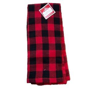 Walmart Red And Black Buffalo Check 2 Pack Kitchen Towels 100% Cotton 16" X 26"‎